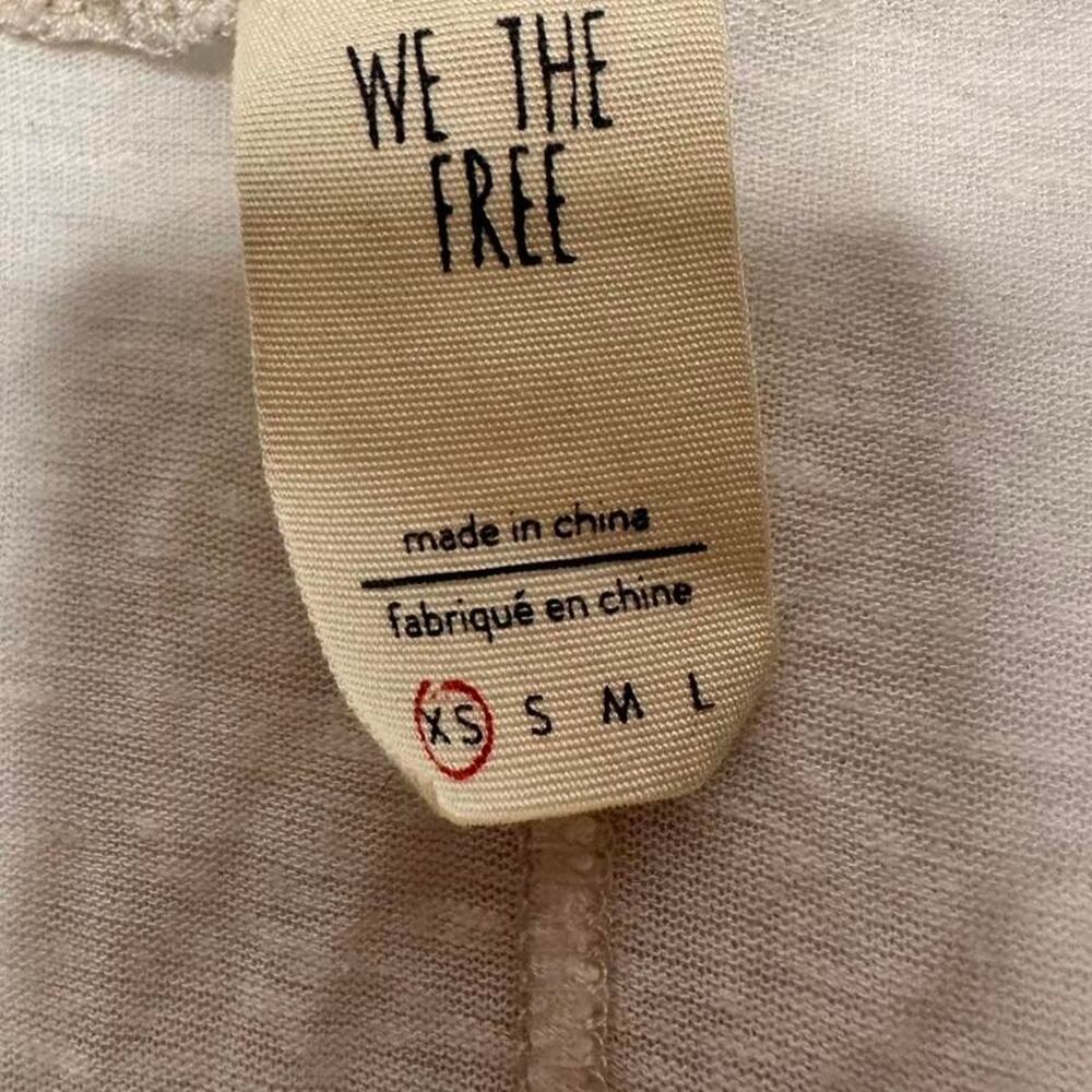 We The Free White Oversized Casual Size XS Tank - Picture 4 of 4